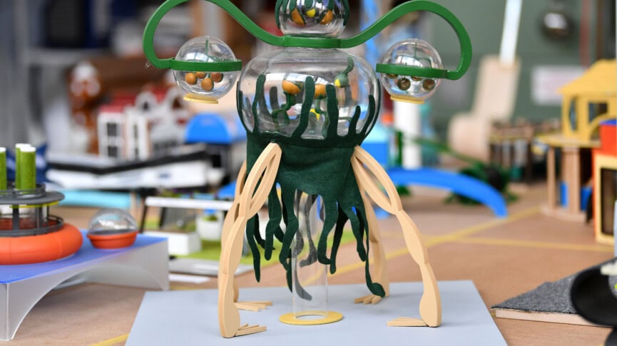a design piece in the workshop