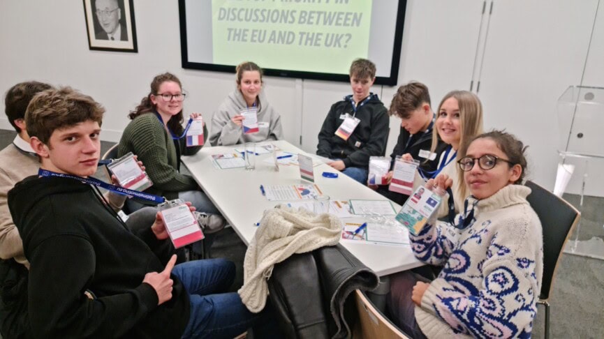 Students In Workshop At Europe House