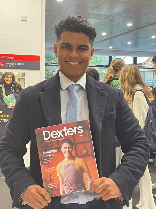 Photo of Alumni Callum Gibbons at Careers Fair