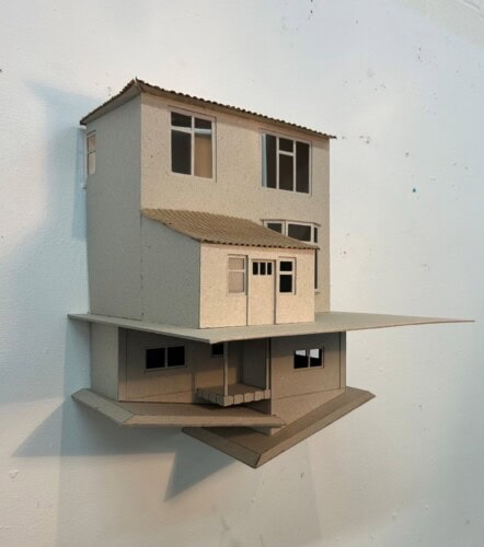 Bridging Two Worlds art piece